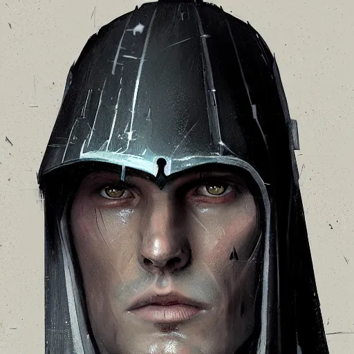 Image similar to portrait of a man by Greg Rutkowski, Jacen Solo as a sith knight, wearing black sith robes, Star Wars Expanded Universe, highly detailed portrait, digital painting, artstation, concept art, smooth, sharp foccus ilustration, Artstation HQ