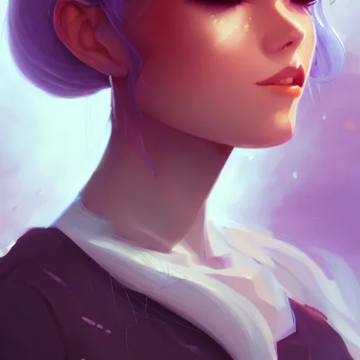 Prompt: a portrait of a beautiful woman, art by lois van baarle and loish and ross tran and rossdraws and sam yang and samdoesarts, digital art, highly detailed, intricate, sharp focus, Trending on Artstation HQ, deviantart, unreal engine 5, 4K UHD image