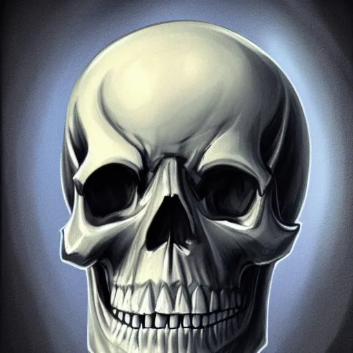 Prompt: “concept art of a skull”