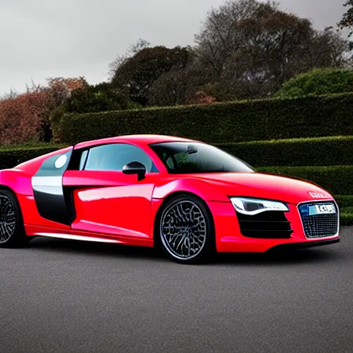 Prompt: a futuristic audi r8