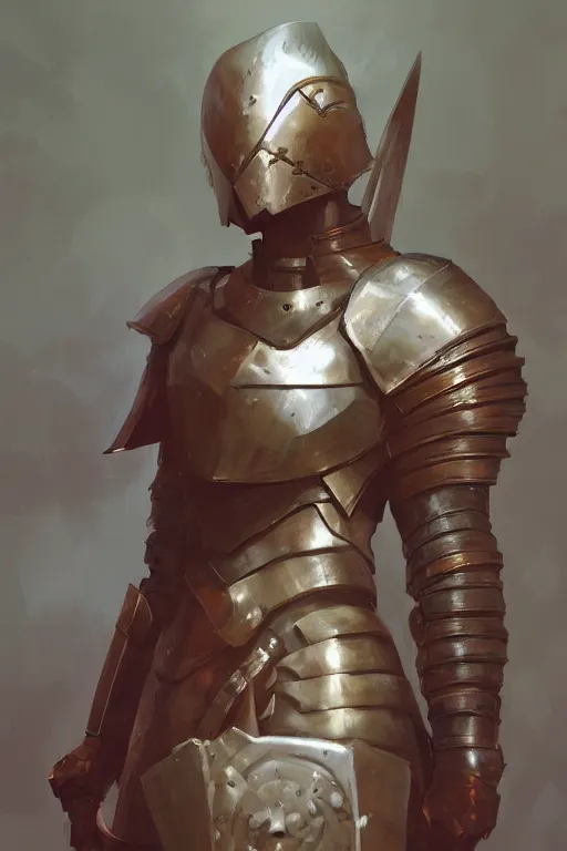 Image similar to Gorgeous armor byzantine warrior by ilya kuvshinov, krenz cushart, Greg Rutkowski, trending on artstation