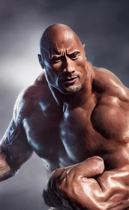 Image similar to dwayne johnson as the president, dynamic lighting, photorealistic fantasy concept art, trending on art station, stunning visuals, creative, cinematic, ultra detailed