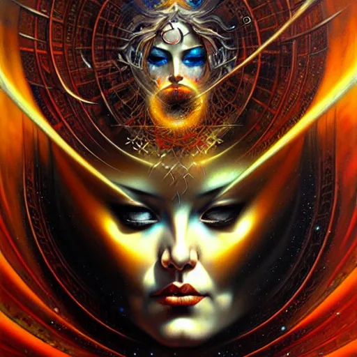 Image similar to Divine Chaos Engine by Karol Bak