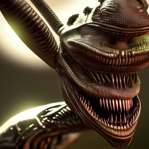 Prompt: macro photo of alien lifeforms , 8k photorealistic, cinematic lighting, detailed, photorealistic, unreal engine