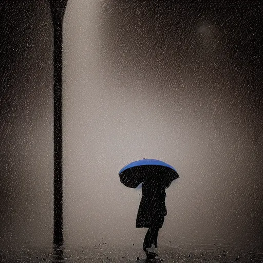 Prompt: a perfect photo of rain. Behance