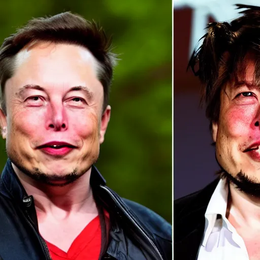 Image similar to elon musk and goku