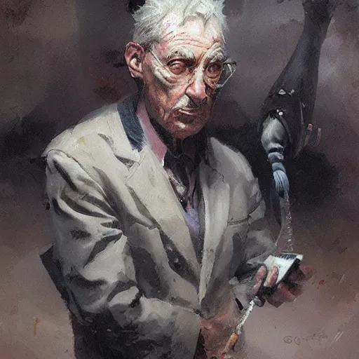 Prompt: pest doctor, oil painting, by Greg Rutkowski