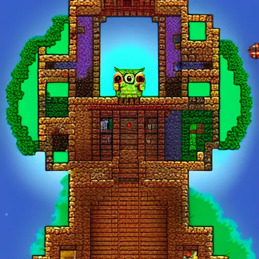 Image similar to terraria owl boss