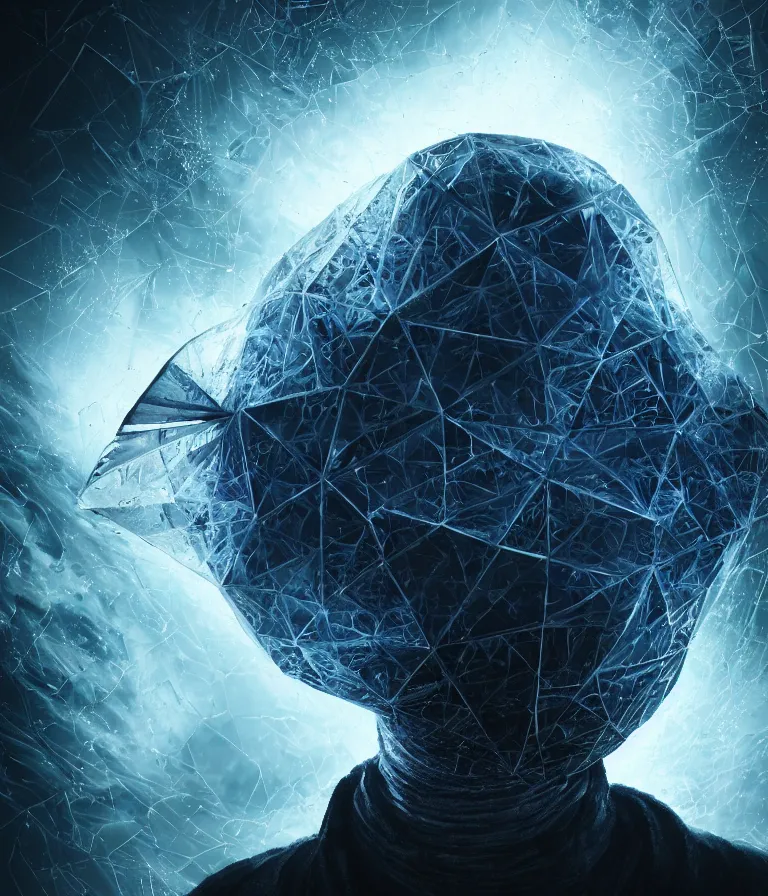 Image similar to impressive ominous front!! shot photo of a court jester character fine portrait fine portrait mesmerizing fractal hyper cubes platinum cracked dark future hyper dimensional space galactic crystal nebula edges elegant detailed intricate concept artstation sharp focus ray tracing cinematic masterpiece temporal corruption beeple wlop germ 8 4 k scifi glossy hyper realistic illustration canon eos r 3 fujifilm x - t 3 0 sony alpha a 6 6 0 0