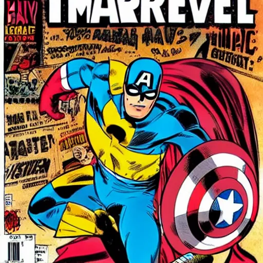 Image similar to marvel comic cover