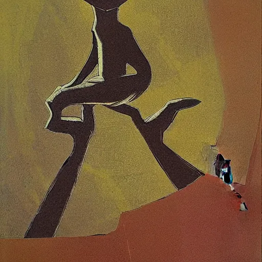 Prompt: portrait of a meerkat giving thumbs up by Jack Gaughan