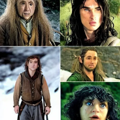 Prompt: a hobbit that looks like megan fox