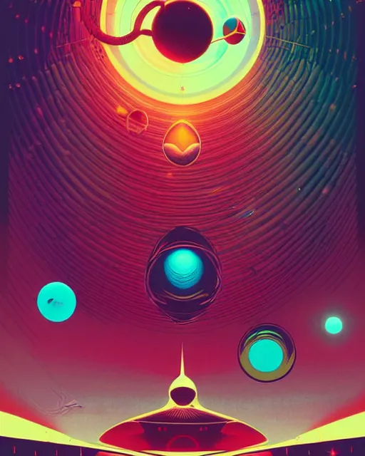 Image similar to A Futurist indie science fiction movie poster, traveller, divinity, planet, cosmic, by Kilian Eng