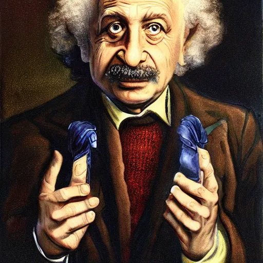 Prompt: israeli einstein portrait