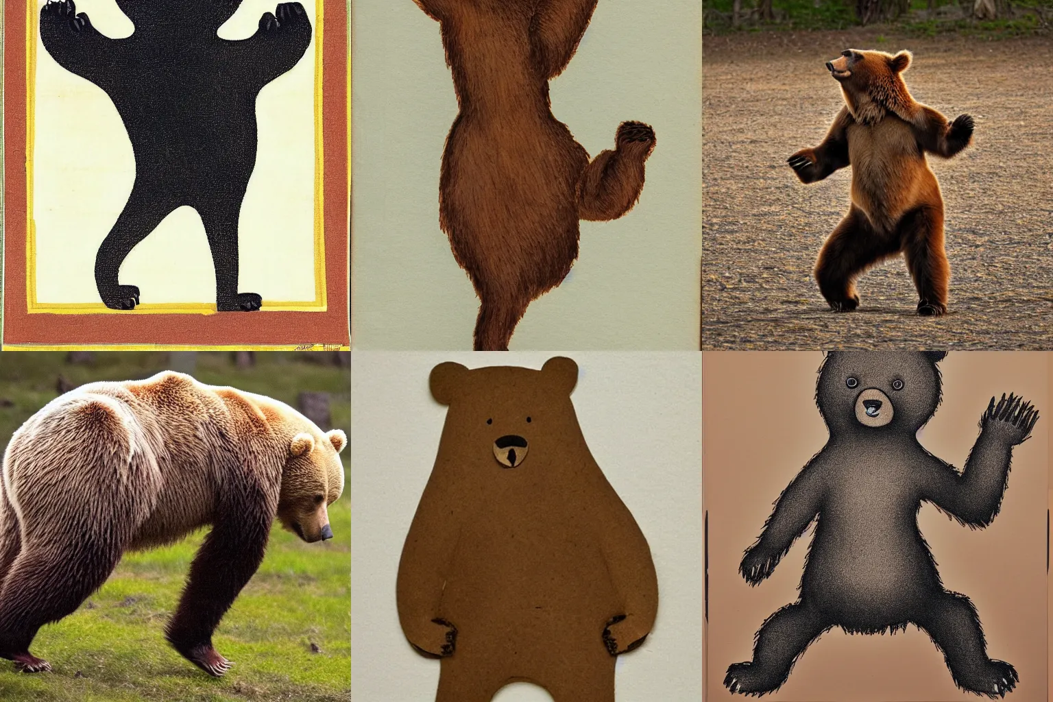 Prompt: a dancing bear.