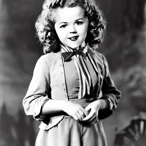 Image similar to shirley temple as hermione granger