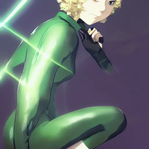 Image similar to tatsumaki from one punch man, art by makoto shinkai, ross tran, kuvshinov ilya, cushart krenz, wlop