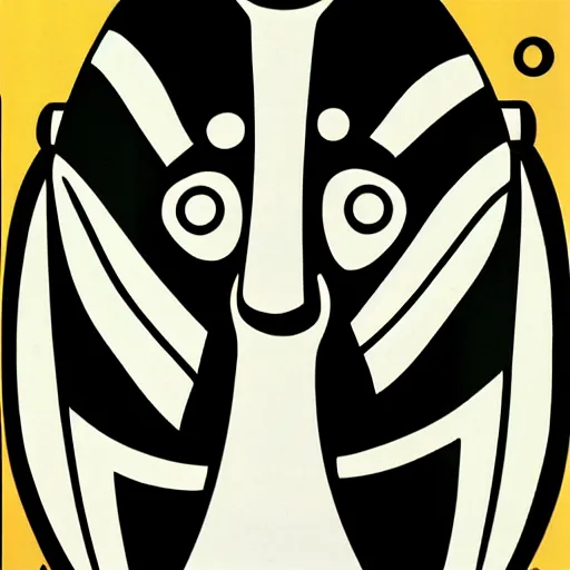 Image similar to chess piece, by roy lichtenstein, pop art,