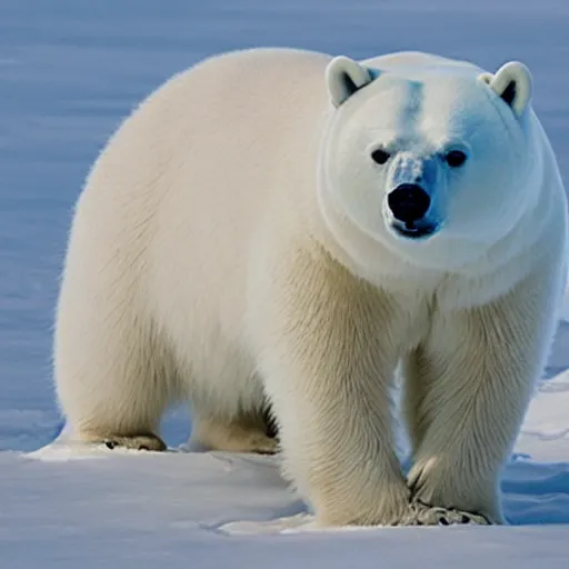 Prompt: spherical polar bear