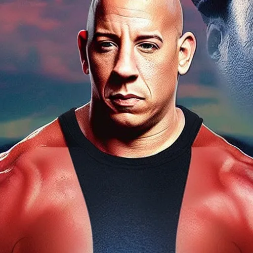 Image similar to the peepee poopoo man starring vin diesel