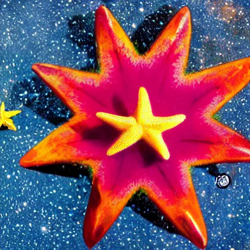 Image similar to national geographic professional photo of starmie, award winning