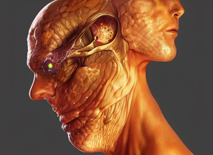 Image similar to a biologic boy 4 1 6 0 by artgerm and ernt haeckel, vivid colour, trending on artstation