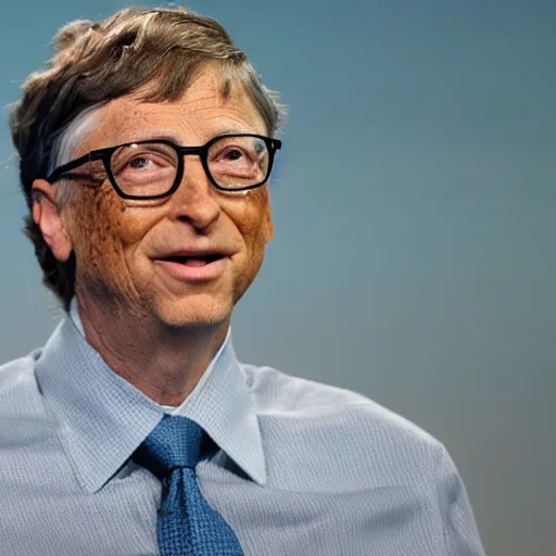 Prompt: Bill Gates having a fit