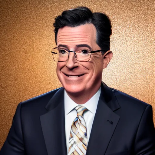 Prompt: stephen colbert face in a clear foamy beer stein, 8 k, ultra realistic details