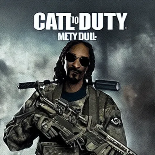 Prompt: Snoop Dogg in Call of Duty 4:Modern Warfare