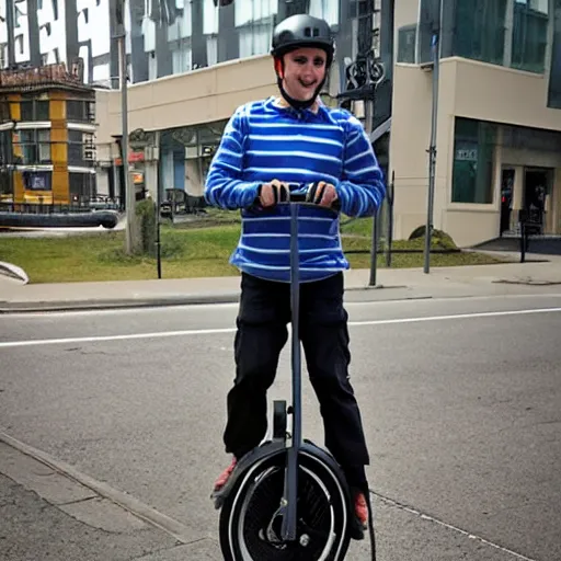 Prompt: electric unicycle