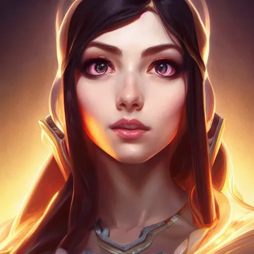 Prompt: perfectly - centered - portrait of irelia from league of legends, intricate, highly detailed, digital painting, artstation, concept art, smooth, sharp focus, illustration, unreal engine 5, 8 k, art by artgerm and greg rutkowski and alphonse mucha