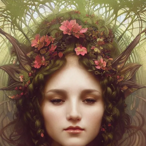 Prompt: ! dream portrait of gaea goddess, intricate, elegant, highly detailed, digital painting, artstation, concept art, smooth, sharp focus, illustration, art by artgerm and greg rutkowski and alphonse mucha and william - adolphe bouguereau, and marco mazzoni