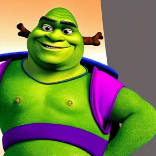 Prompt: Shrek as Buzz Lightyear