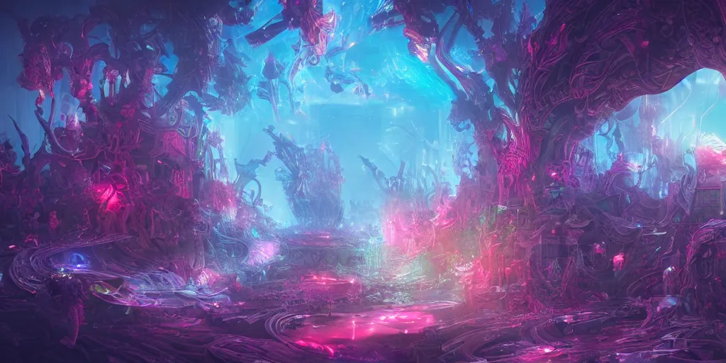 Image similar to dreamscape, artificial nightmares, ross tran, vivid colors, highly detailed sculpture, intricate detailed, ommatidia, 8 k, cinematic atmosphere, post - processing