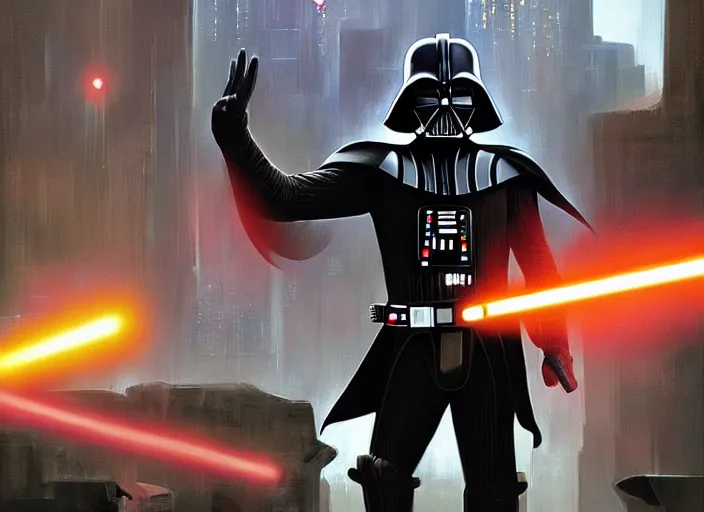 gorgeous inspiring Darth Vader enthusiastically waving | Stable ...