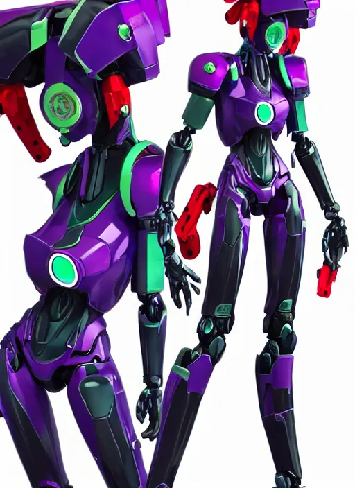 Image similar to Girl in mecha cyber Armor, portrait of the action figure of a girl, with bare legs，in the style of NEON GENESIS EVANGELION，anime figure，full body