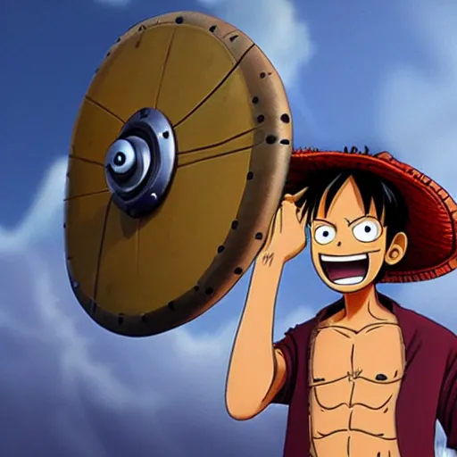 Image similar to luffy by pixar