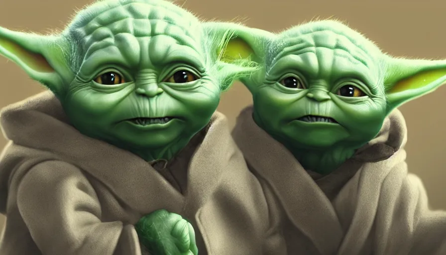 Image similar to joe biden is baby yoda, hyperdetailed, artstation, cgsociety, 8 k