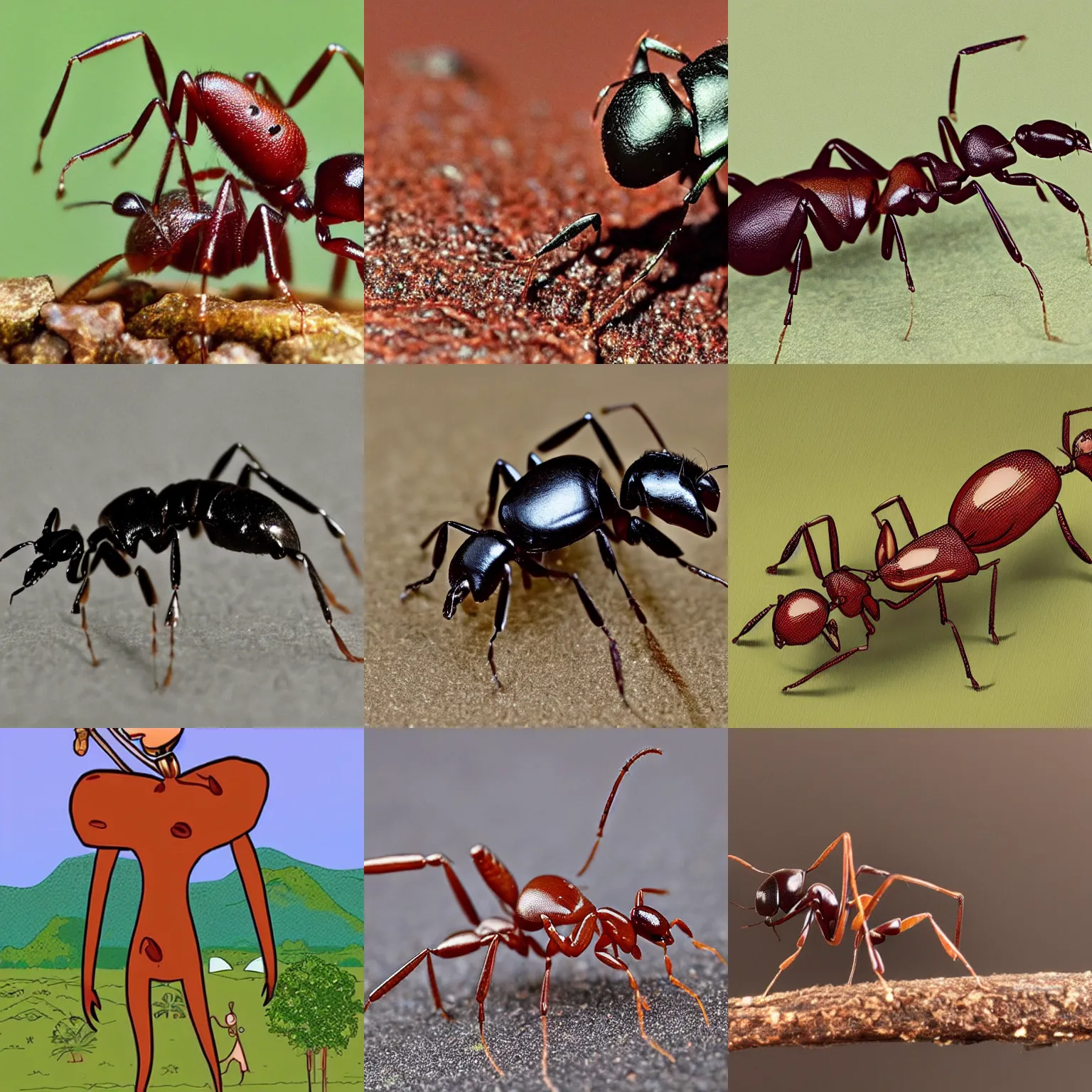 Prompt: an ant as the giga chad