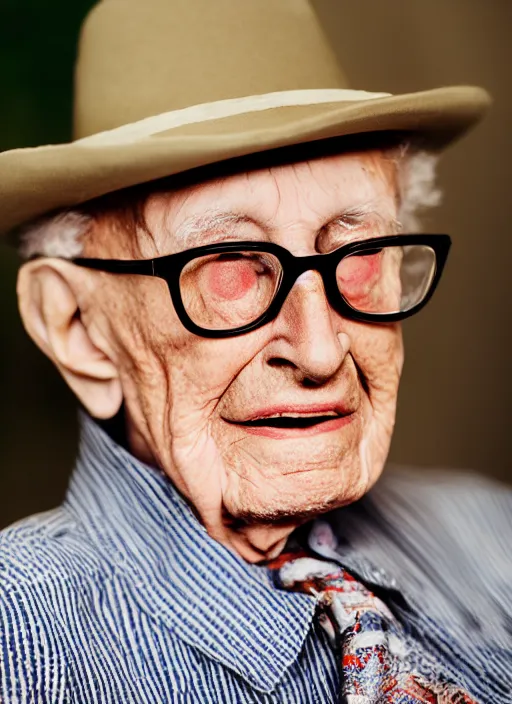 Image similar to DSLR photo portrait still of 86 year old age 86 Buddy Holly at age 86!!!, 85mm f1.8