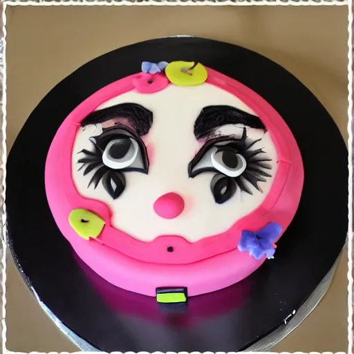 Image similar to cake face