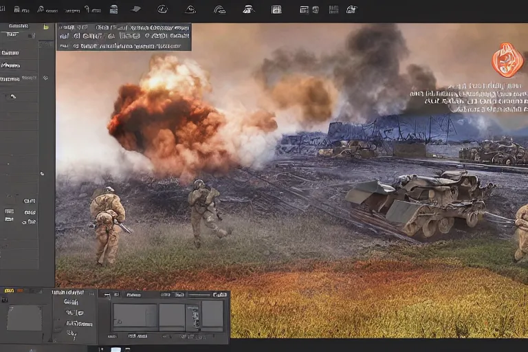 Prompt: Big box PC software for World War 95 for Windows 95, XF IQ4, 150MP, 50mm, F1.4, ISO 200, 1/160s, natural light, Adobe Photoshop, Adobe Lightroom, photolab, Affinity Photo, PhotoDirector 365