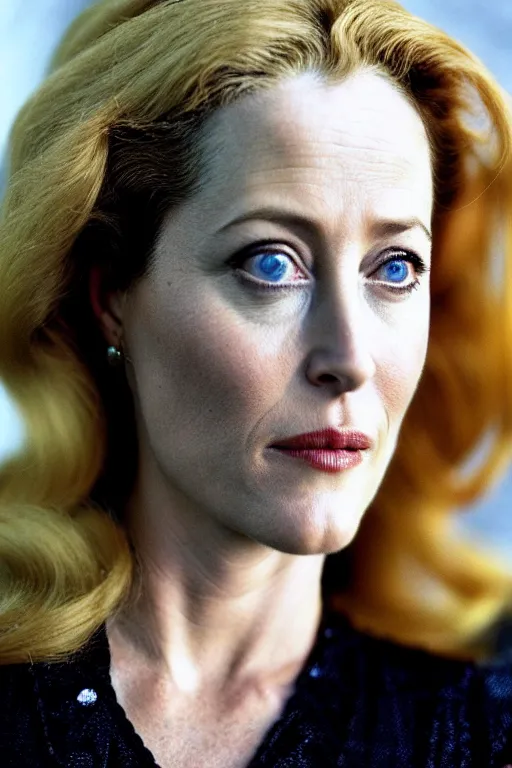 Image similar to gillian anderson as an alien queen