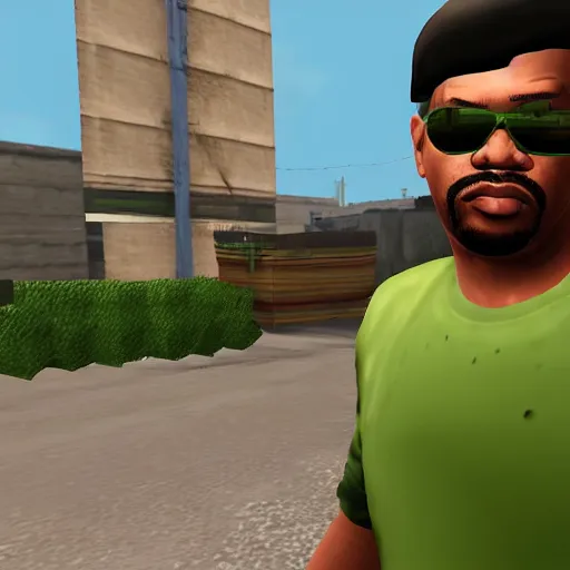 Image similar to big smoke from gta san andreas