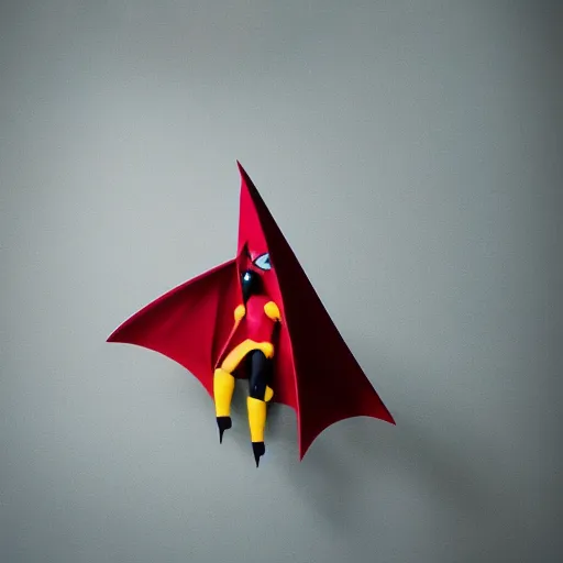 Prompt: perfectly centered rouge the bat ikea photoshoot