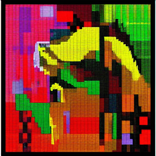 Image similar to random pixels on a canvas