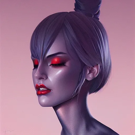 Image similar to dark queen, highly detailed, full body, digital painting, artstation, smooth, sharp focus, illustration, ilya kuvshinov