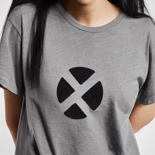 Prompt: the symbol © crossed out on a t-shirt