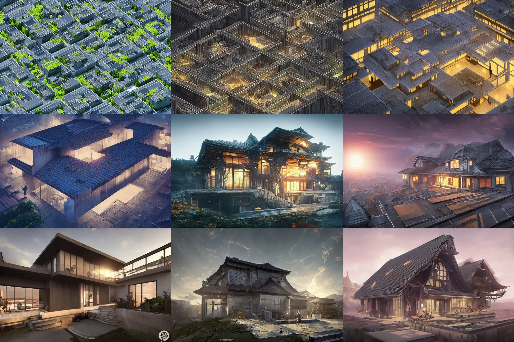 Prompt: webdesign icon for flat roof house, modern design, intricate, epic lighting, cinematic composition, hyper realistic, 8k resolution, unreal engine 5, by Artgerm, tooth wu, dan mumford, beeple, wlop, rossdraws, James Jean, Andrei Riabovitchev, Marc Simonetti, yoshitaka Amano, Artstation