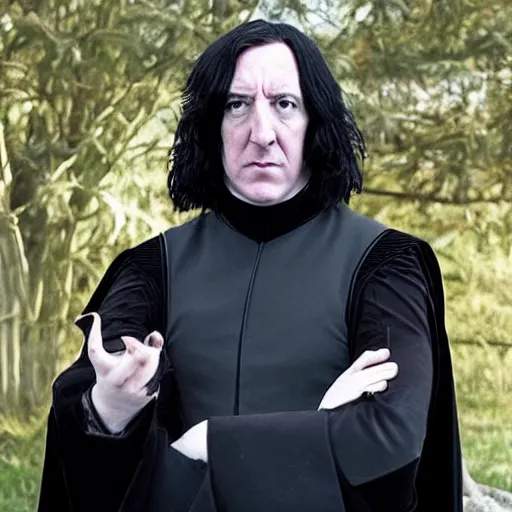 Image similar to professor snape played by anthony fascist